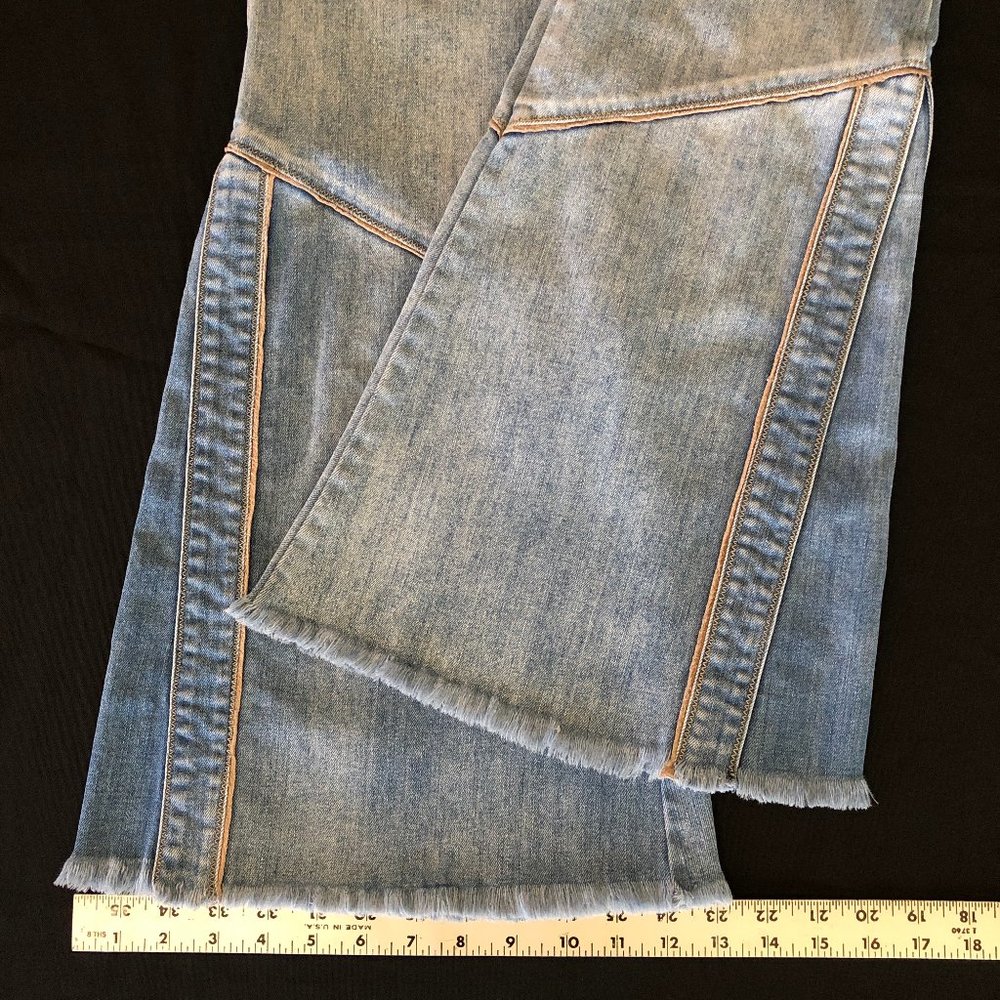 Super Rare Free People Seamed Bambi Flare Size 24 - Picture 13 of 15